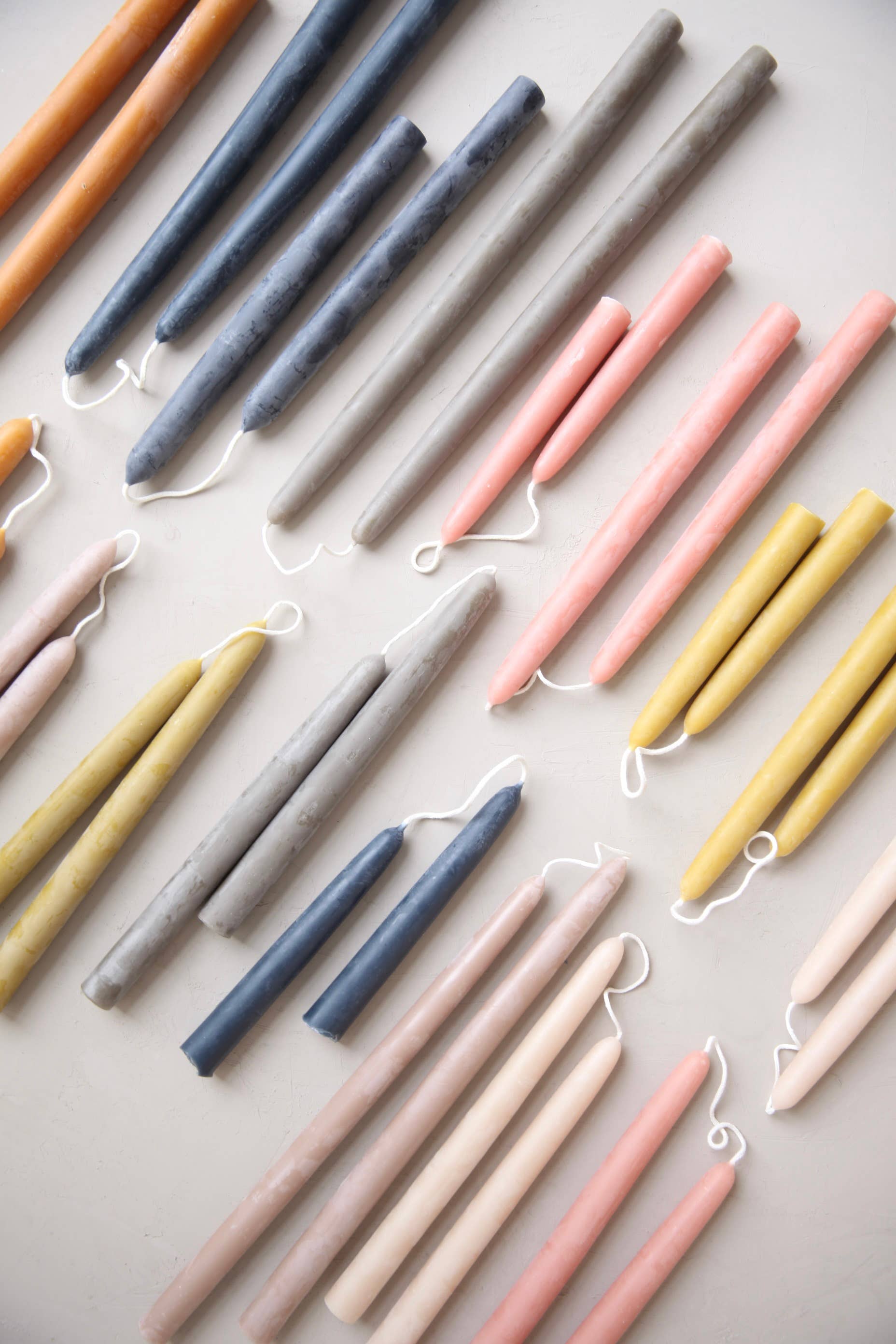 The Floral Society - Wholesale Tapered Candle/Candlestick - 12" Beeswax Taper Candles6