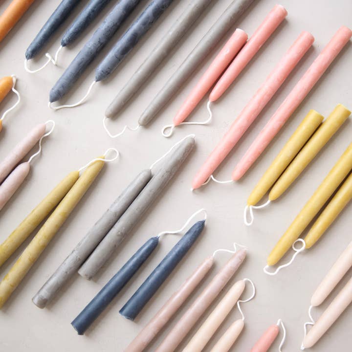 The Floral Society - Wholesale Tapered Candle/Candlestick - 12" Beeswax Taper Candles6