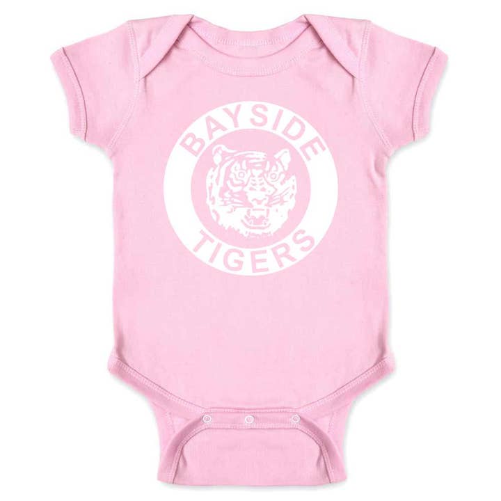 Pop Threads - Wholesale Bodysuit (Non-Footed) - Baby - Bayside Tigers 90s Retro Halloween Cosplay Baby Bodysuit1