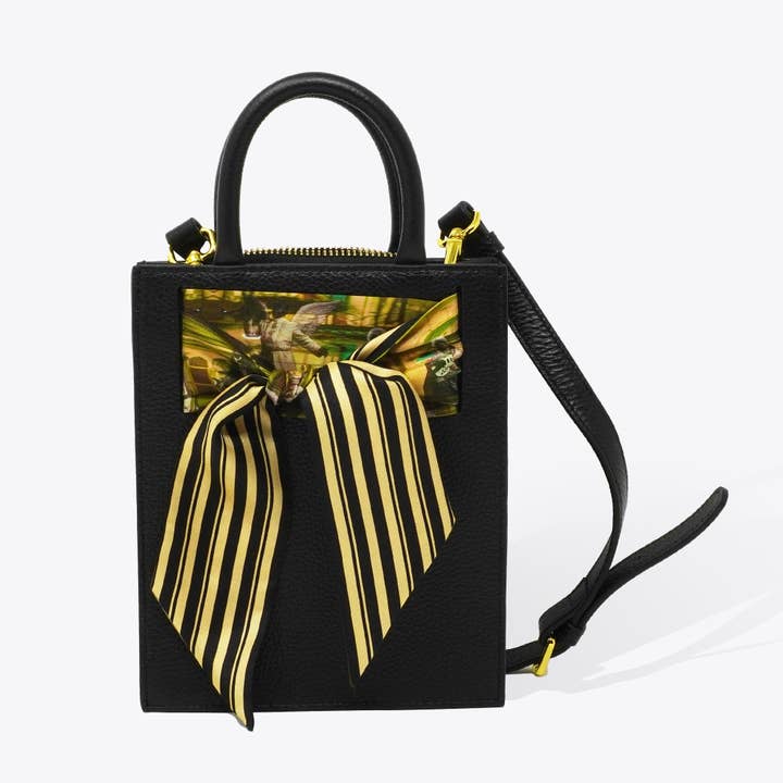 Leather Mini Calista + When the Saints Go Marching In Twilly for wholesale by Hampton Road Designs