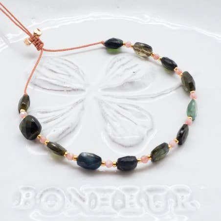 Holly Tourmaline turmalin armbånd, rhodochrosit, perler for engroshandel hos by Johanne