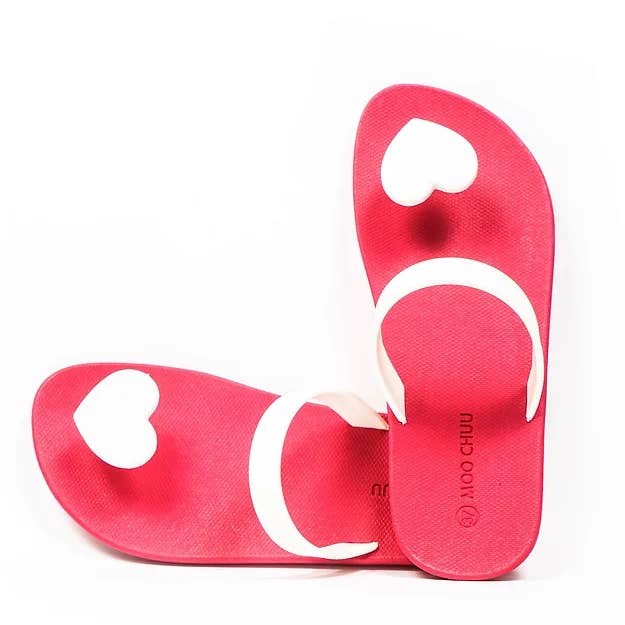 MOO CHUU UK – wholesale Flip Flops – Women’s – Sweety Heart Flipflops - Choose Your Own Colour Way - Eco6