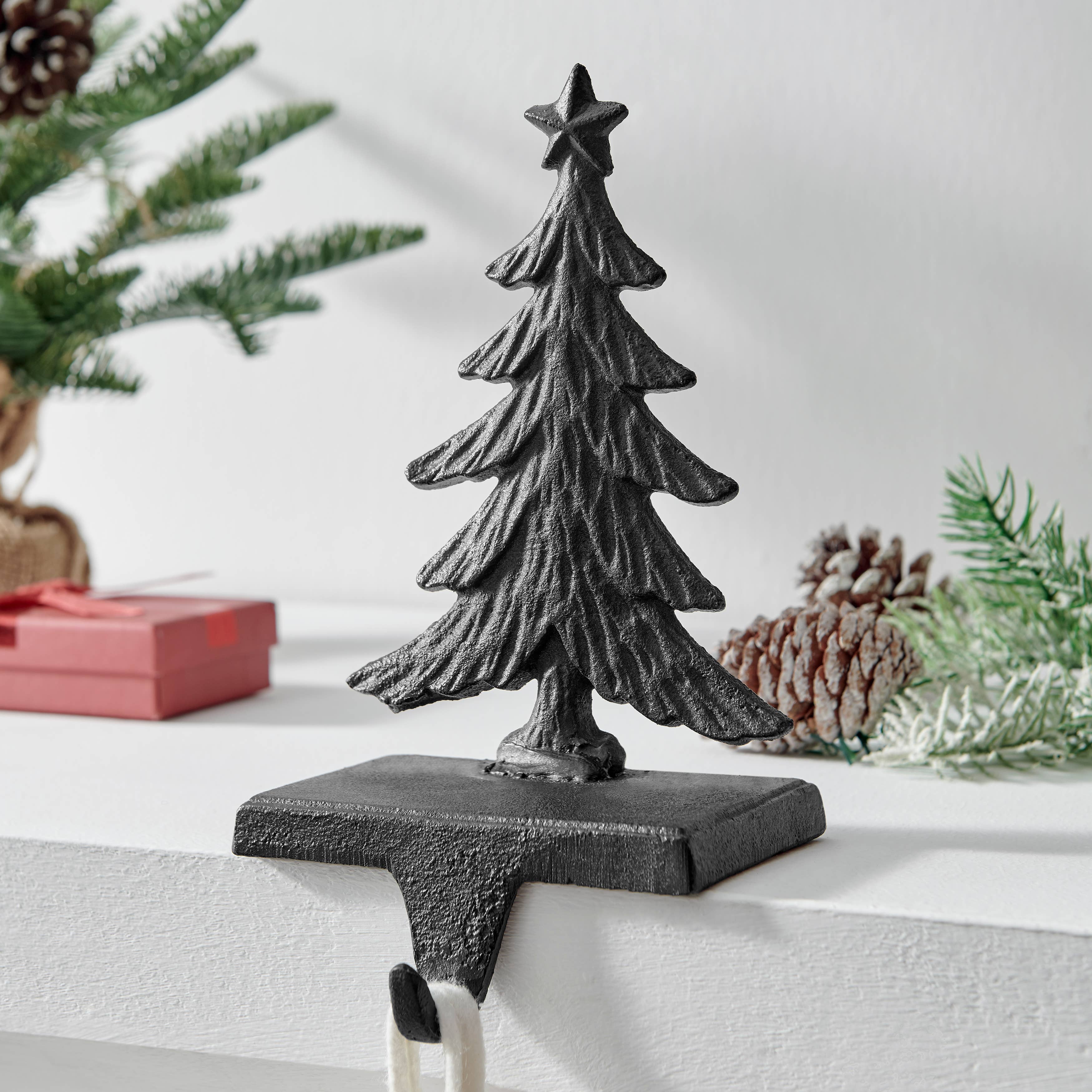 Danya B - Wholesale Christmas Decoration - Holiday Sculpture Christmas Mantel Stocking Hook Set of 38