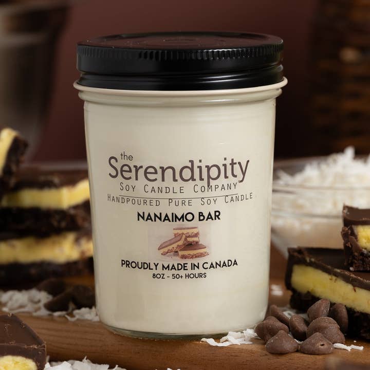 Nanaimo-Bars für den Großhandel von Serendipity Soy Candles