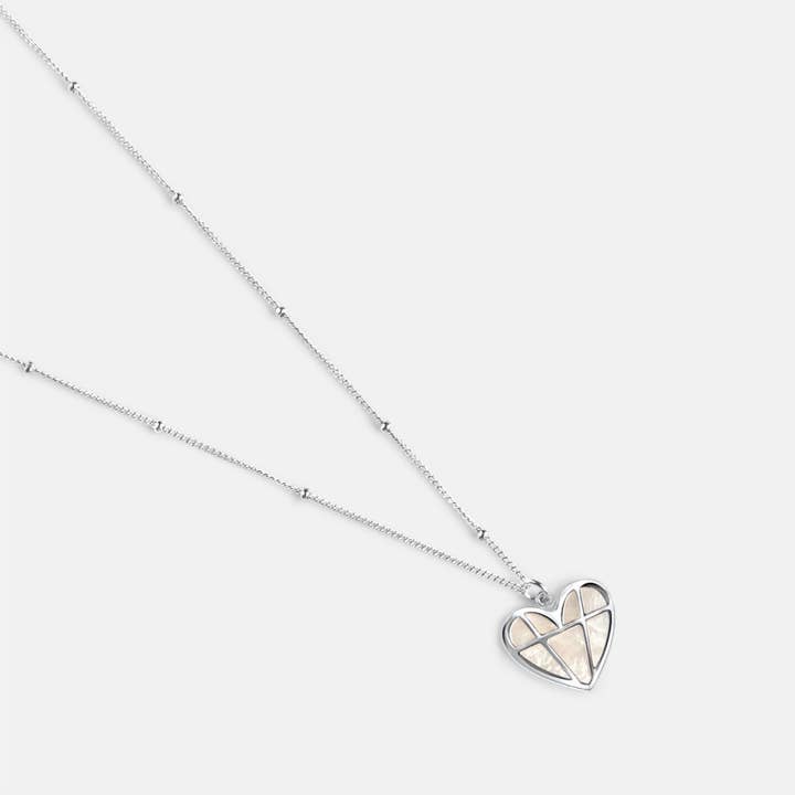 Silver Heart Necklace for wholesale by Subalian Jewelry