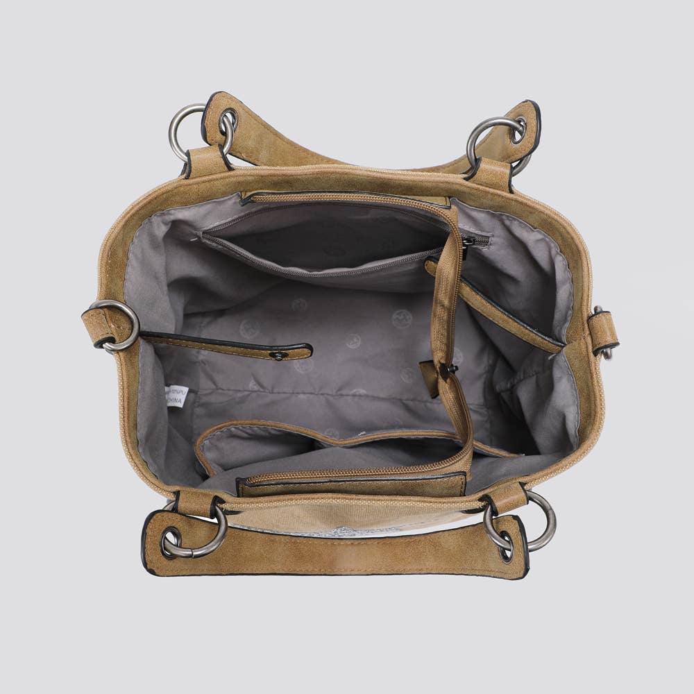 House of Milano – wholesale Tote bag – Women's – JNY2290S2526 Canvas Star Tote Bag13