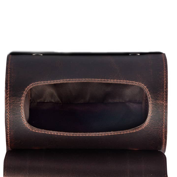 Classy Leather Bags - Wholesale Belt Bag - Unisex - Grayson Motorbike Side Pouch5