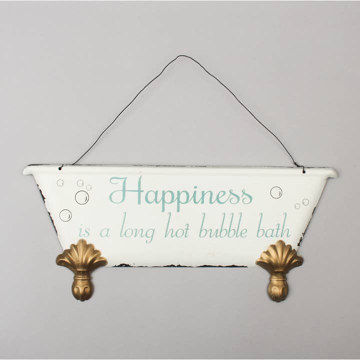 Insegna in Metallo Bagno Vintage per la vendita all'ingrosso da parte di Originals International Ltd