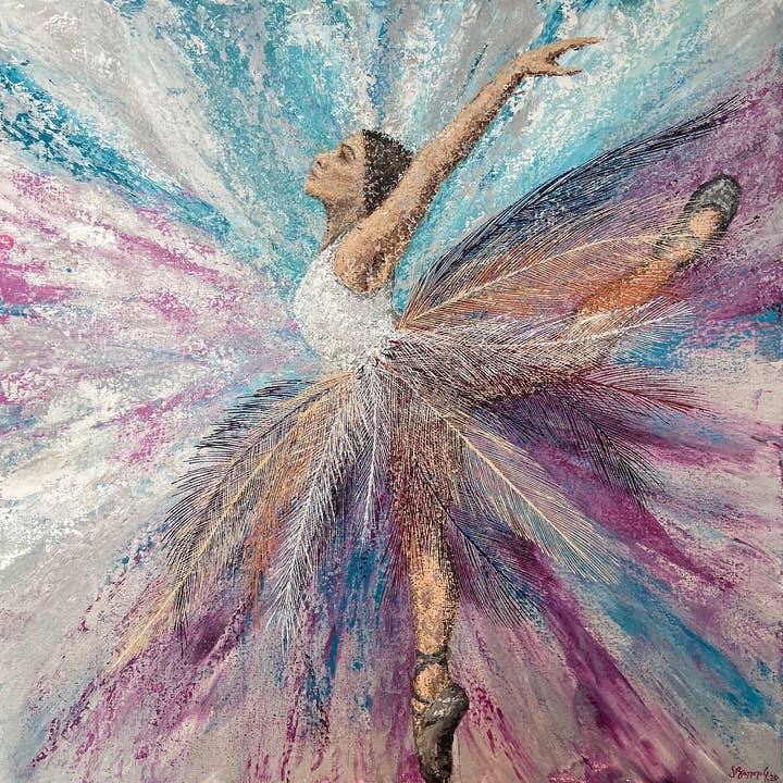 Stampa artistica Ballet di Sylvia Barrero in edizione limitata per la vendita all'ingrosso da parte di Robert Allen