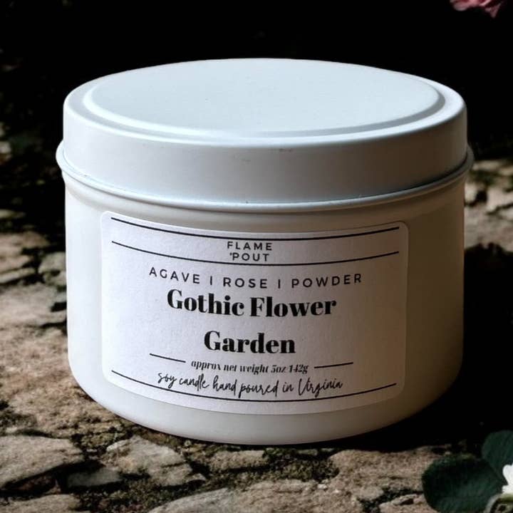 🌹 Gothic Flower Garden Candle – Mysterious Floral, Sweet for wholesale by Flame + Pout