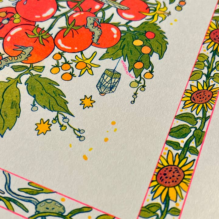 Natalie Andrewson - Vendita all'ingrosso Stampa artistica - Stampa Sunflower Fairy Riso12