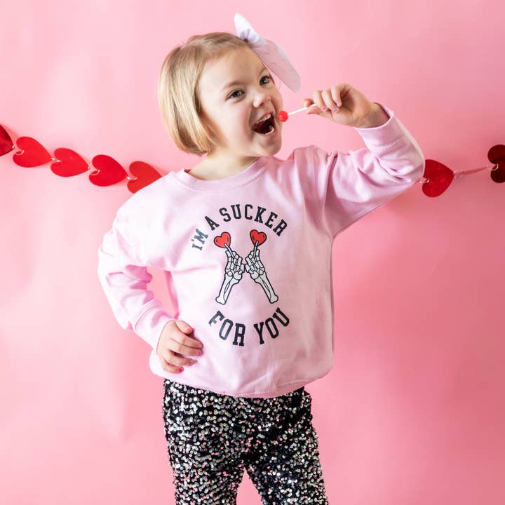 I'm A Sucker For You - Child Sweater for wholesale by Little Mama Shirt Shop