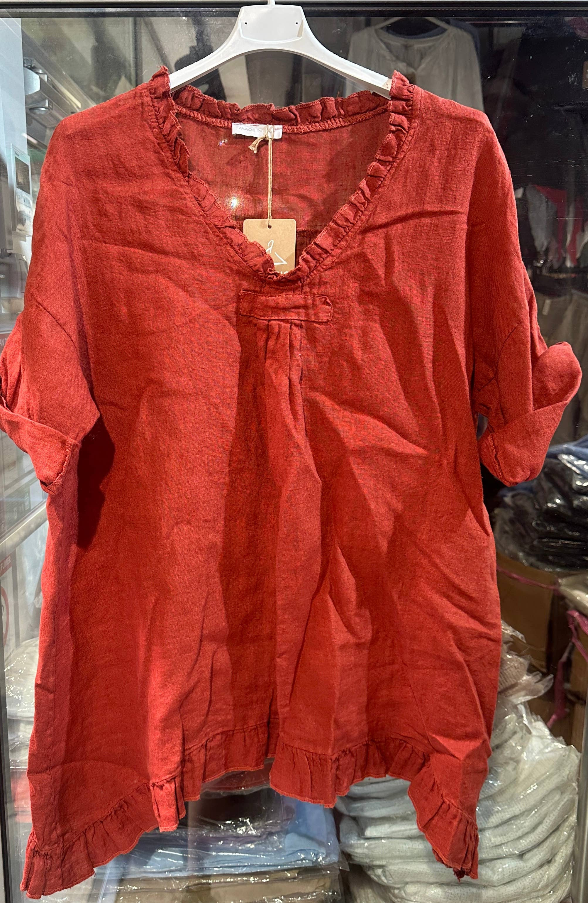 LÉA & LUC - Wholesale Tunic - Women's - 100% Linen Tunic REF.1076836