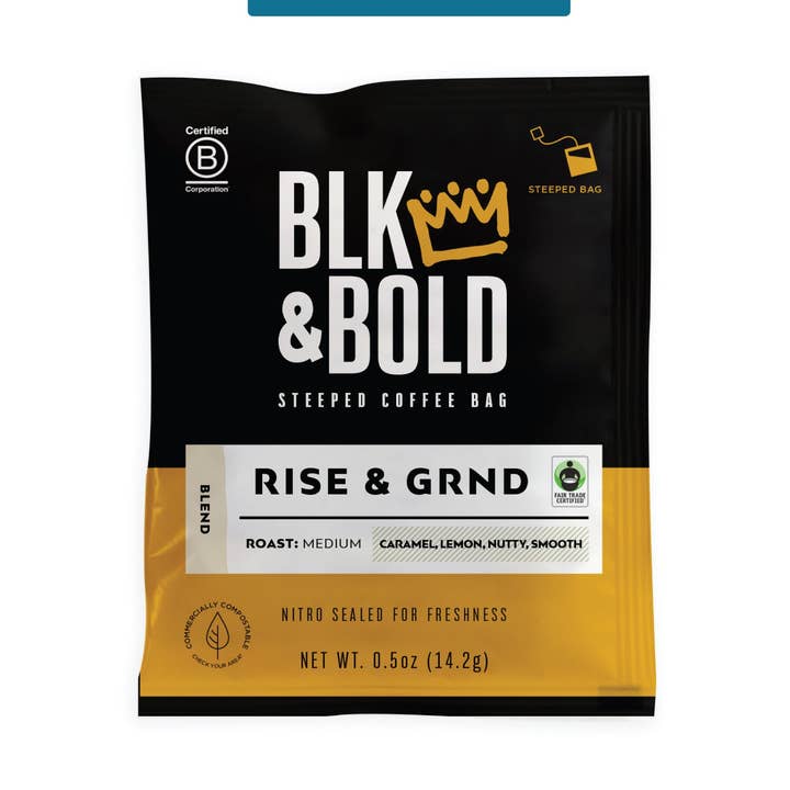 BLK & Bold 500-count Mastercase for wholesale by Steeped Coffee