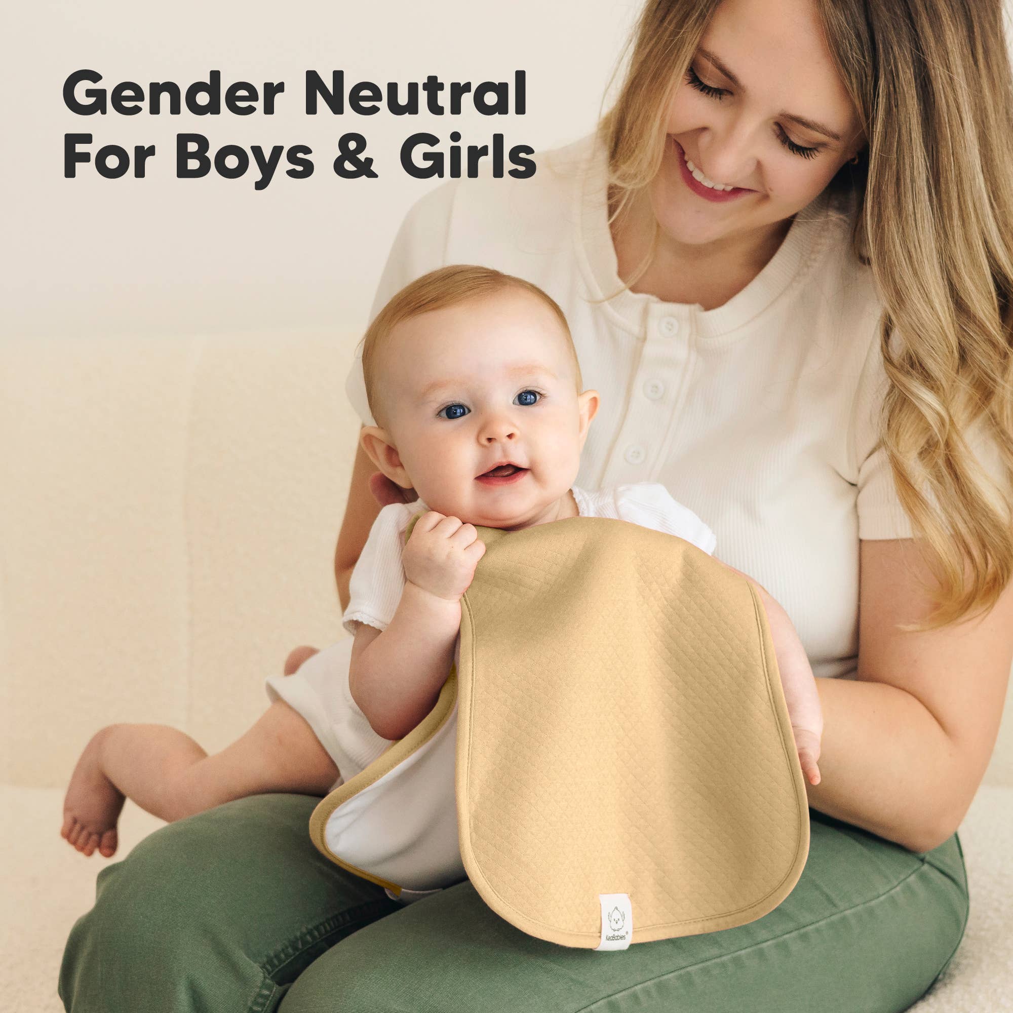 Dämpad pastell 5-pack Quin Baby Burp-dukar, mjuka burpdukar för spädbarn för wholesale på Faire7