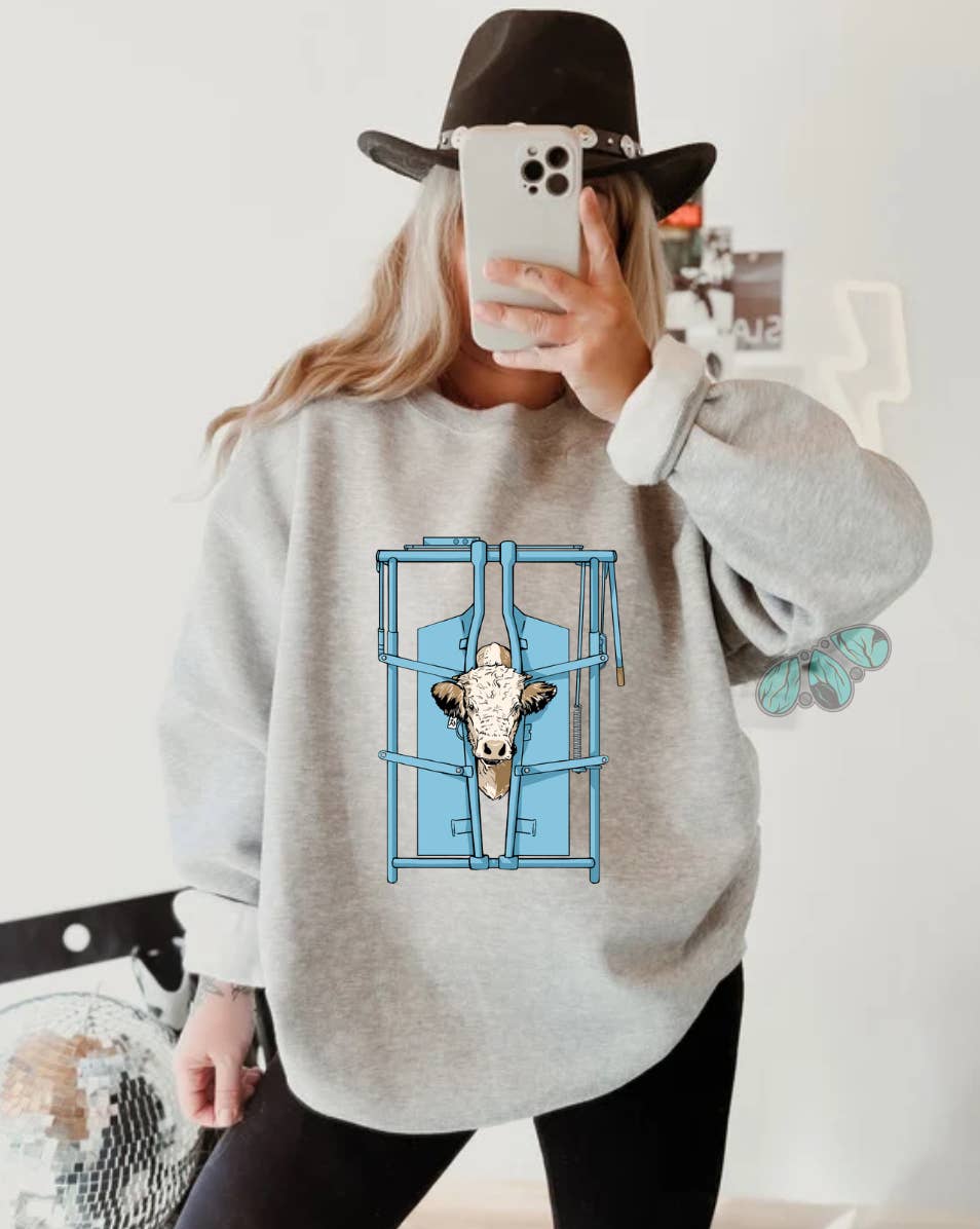 The Branded Blue Roan - Vendita all'ingrosso Maglietta serigrafata - Donna - Grafica occidentale Chute Yeah1