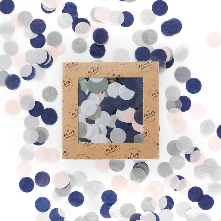 Coriandoli ecologici in zaffiro per la vendita all'ingrosso da parte di The Flair Exchange