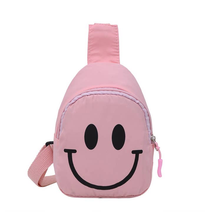 WEST AUSSIE SUPPLIES - Wholesale Crossbody bag – kids - Bacio - Children's Smiley Face Crossbody Bag5