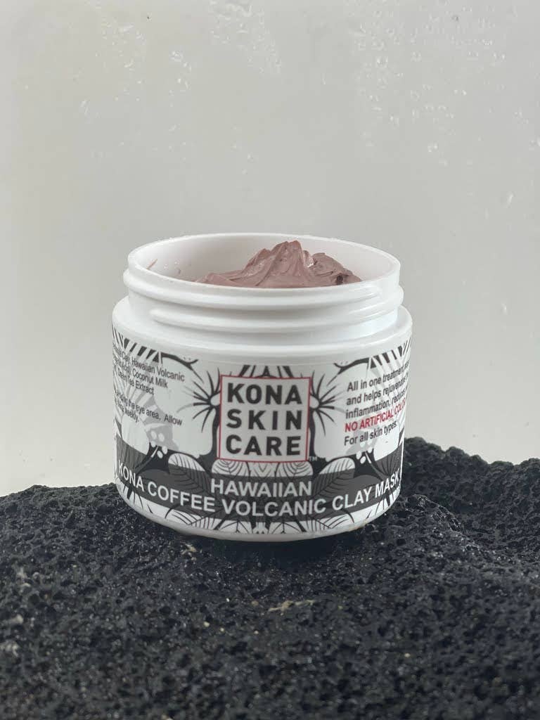 Kona Skin Care - Wholesale Skincare Face Mask - Kona Coffee Volcanic Clay Mask2