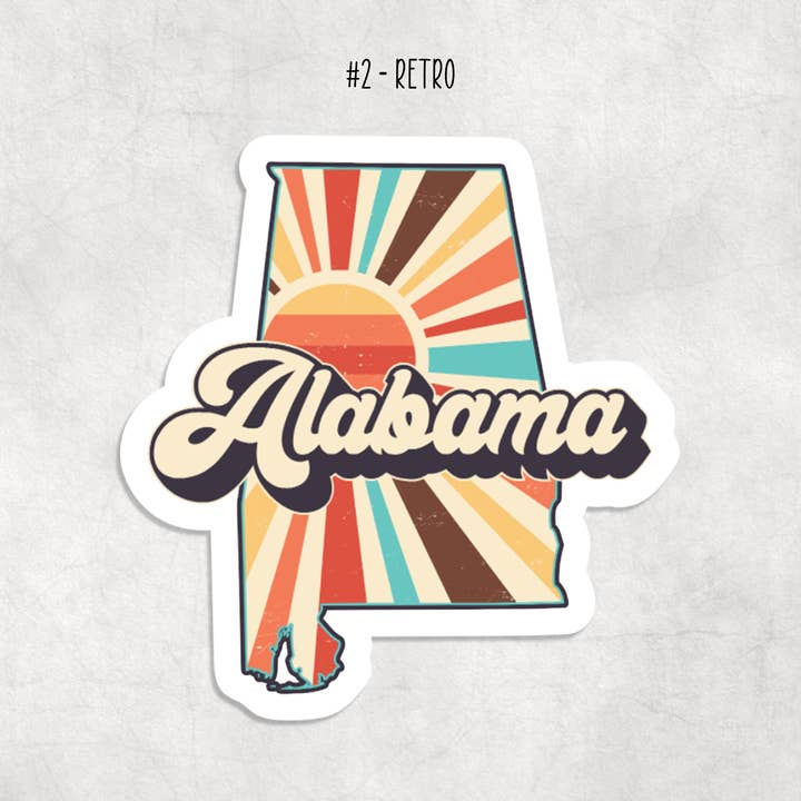 Expression Design Co - Wholesale Sticker - Alabama Stickers2