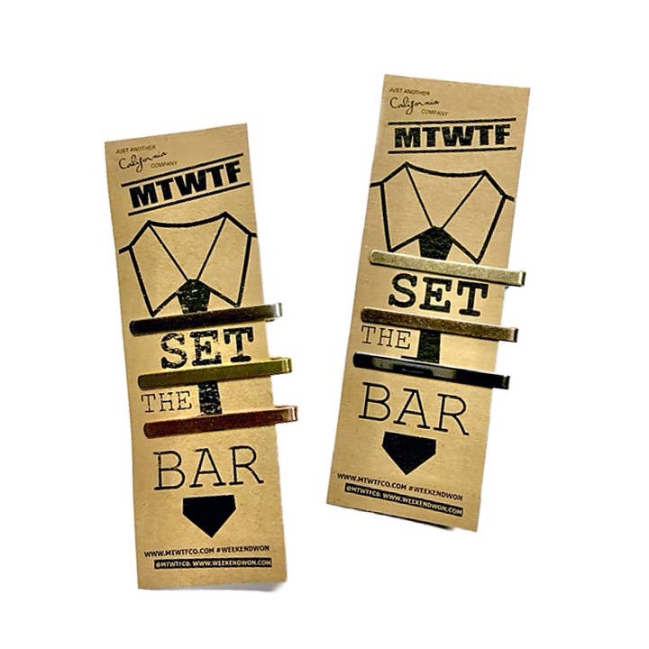 Tie Clip Set- 3pack for wholesale by MTWTF
