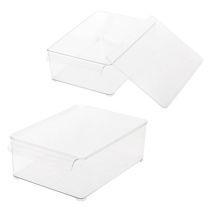 Luciano Gourmet - Wholesale Storage Bin - L.Gourmet Fridge Storage Bin Transparent1
