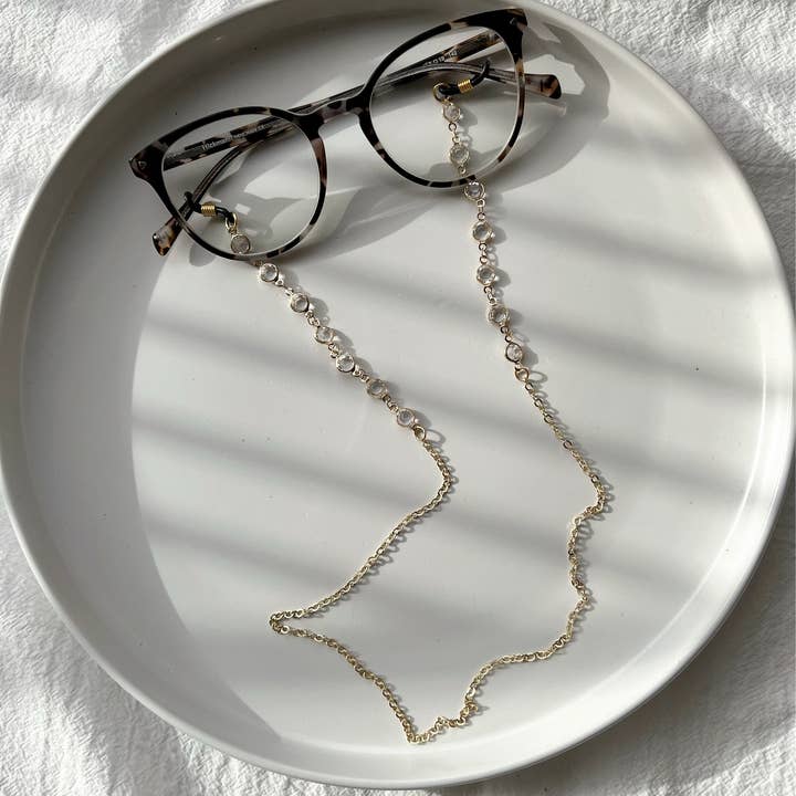 Christina Christi - Wholesale Sunglasses/Eyeglasses Strap - Women's - Chain for Sunglasses with Strass, Eyeglasses Chain1