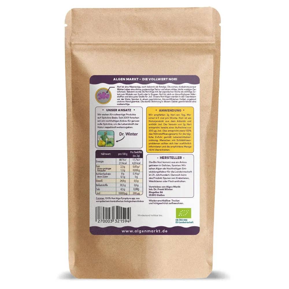 Algen Markt – wholesale Protein/superfood powder – Nori Flakes1