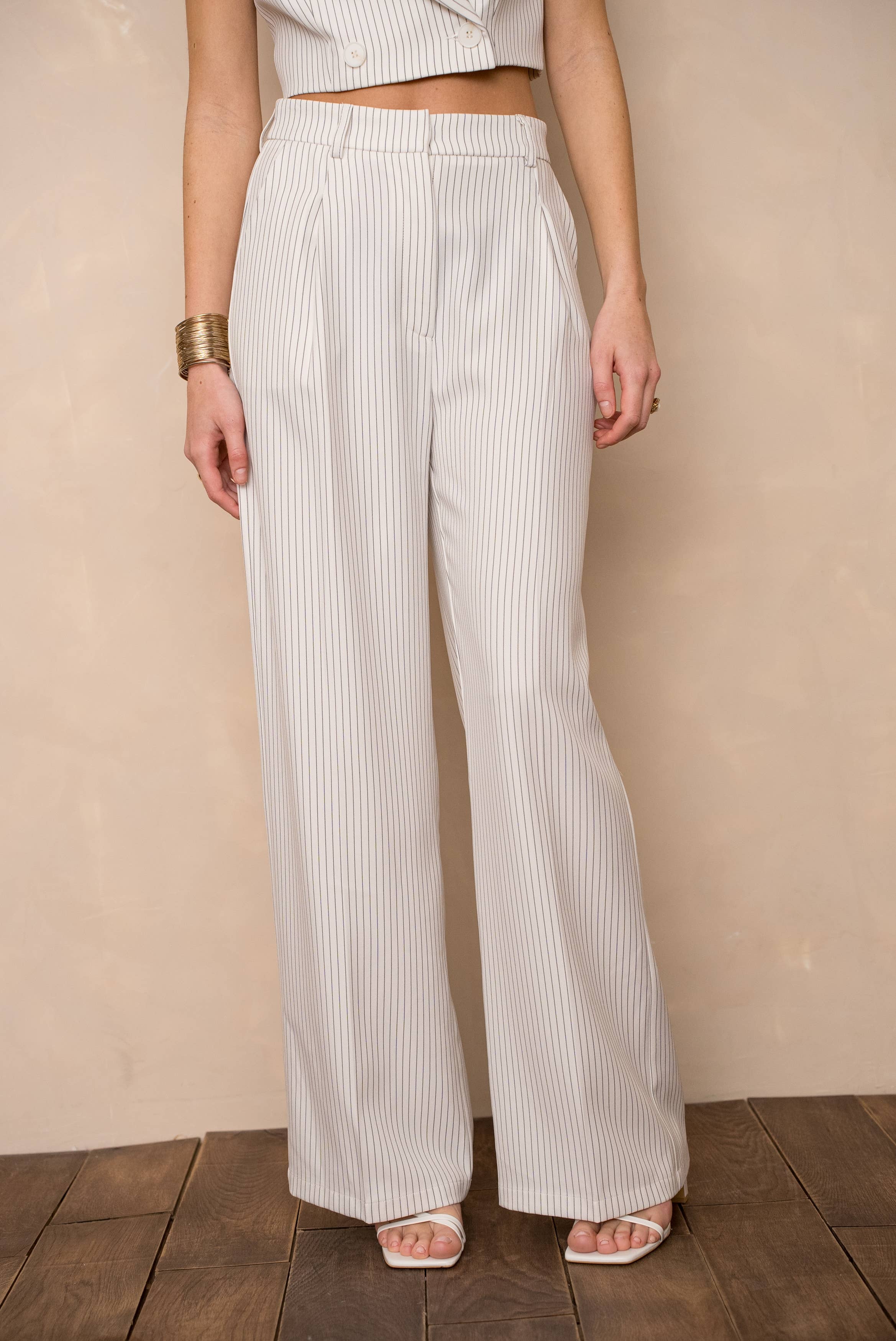 LULUMARY - Wholesale Pants - Women's - Striped pants P98112