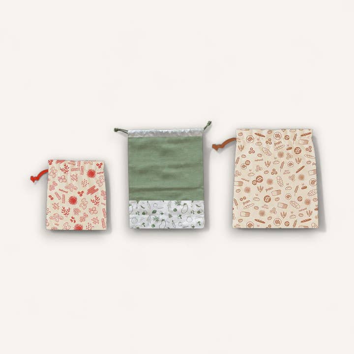 Organic Cotton - The Farmer's Market 3Pc Set for wholesale by La Brigade de Buyer