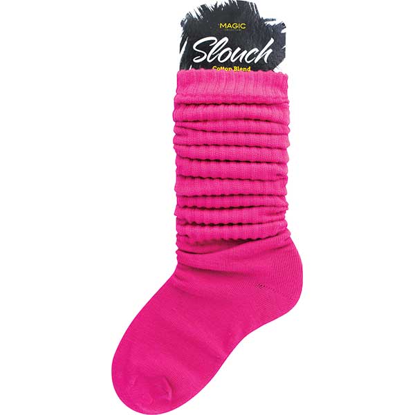 Majestic Wholesale - Wholesale Socks - Women's - MAGIC COLLECTION SLOUCH SOCKS HOT PINK 1DZ