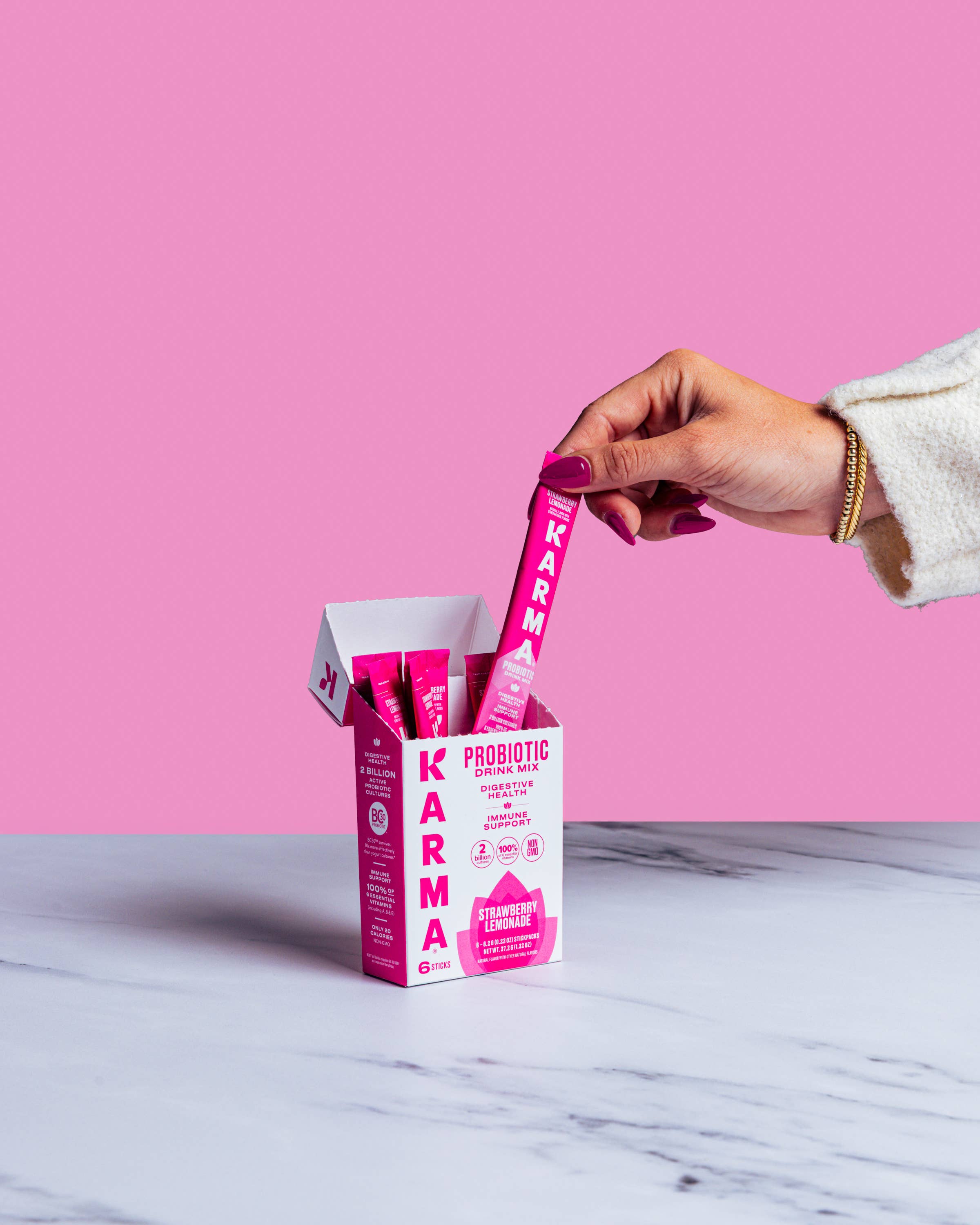 Karma Water - Wholesale Powdered Health Drink - Karma Probiotic Stick Packs9