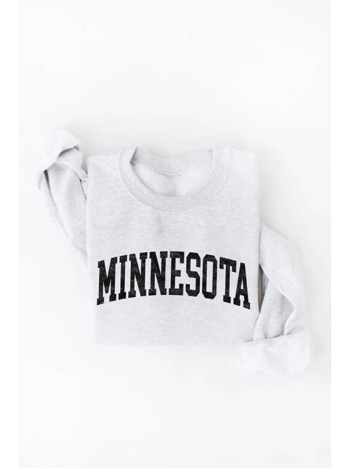 OAT COLLECTIVE - Wholesale Graphic Sweatshirt - Women's - MINNESOTA Graphic Sweatshirt4
