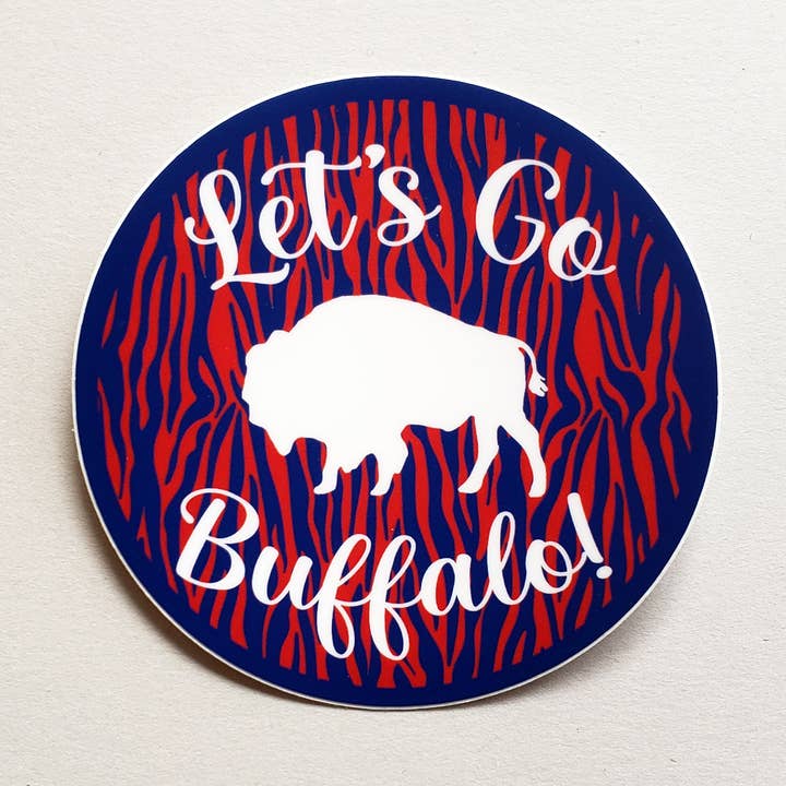 Buffalo Seamery - Wholesale Sticker - Let's Go Buffalo Sticker or Magnet0