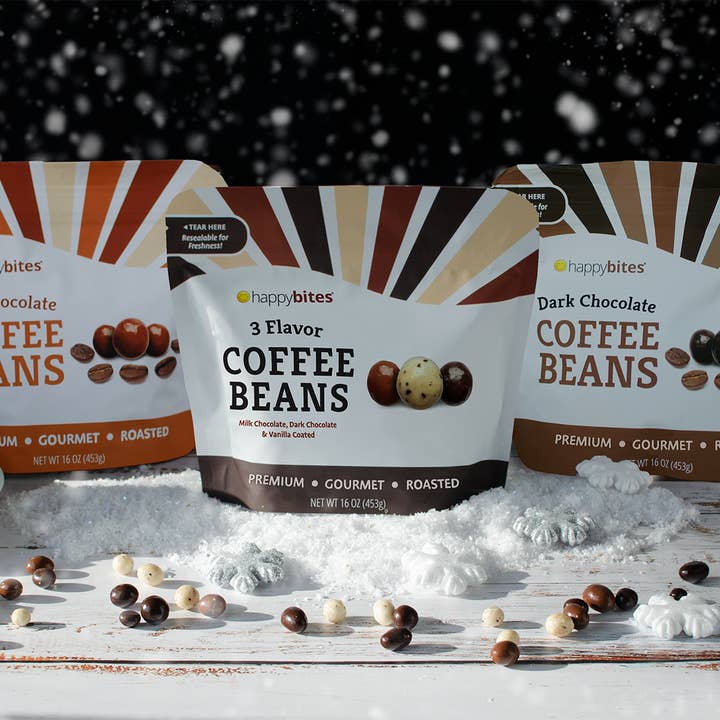Eat Play Happy, Inc - Wholesale Coffee Beans - Happy Bites Triple Flavored Coffee Beans (5 oz)5