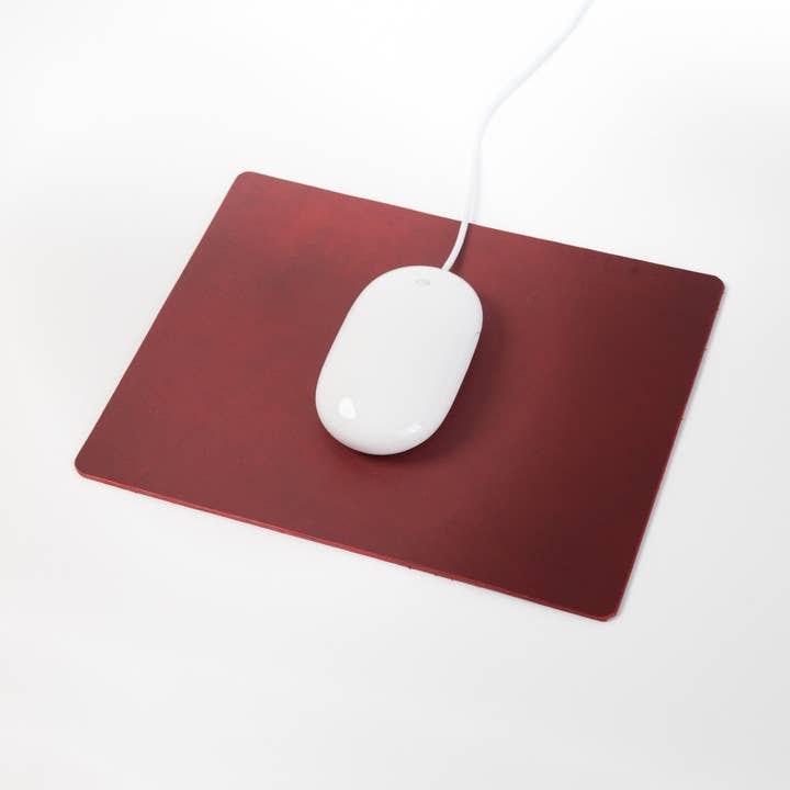 Personalised Leather Mouse Pad | Bench Blotter Keyboard Mat Desk Pad for wholesale by Integral Leather