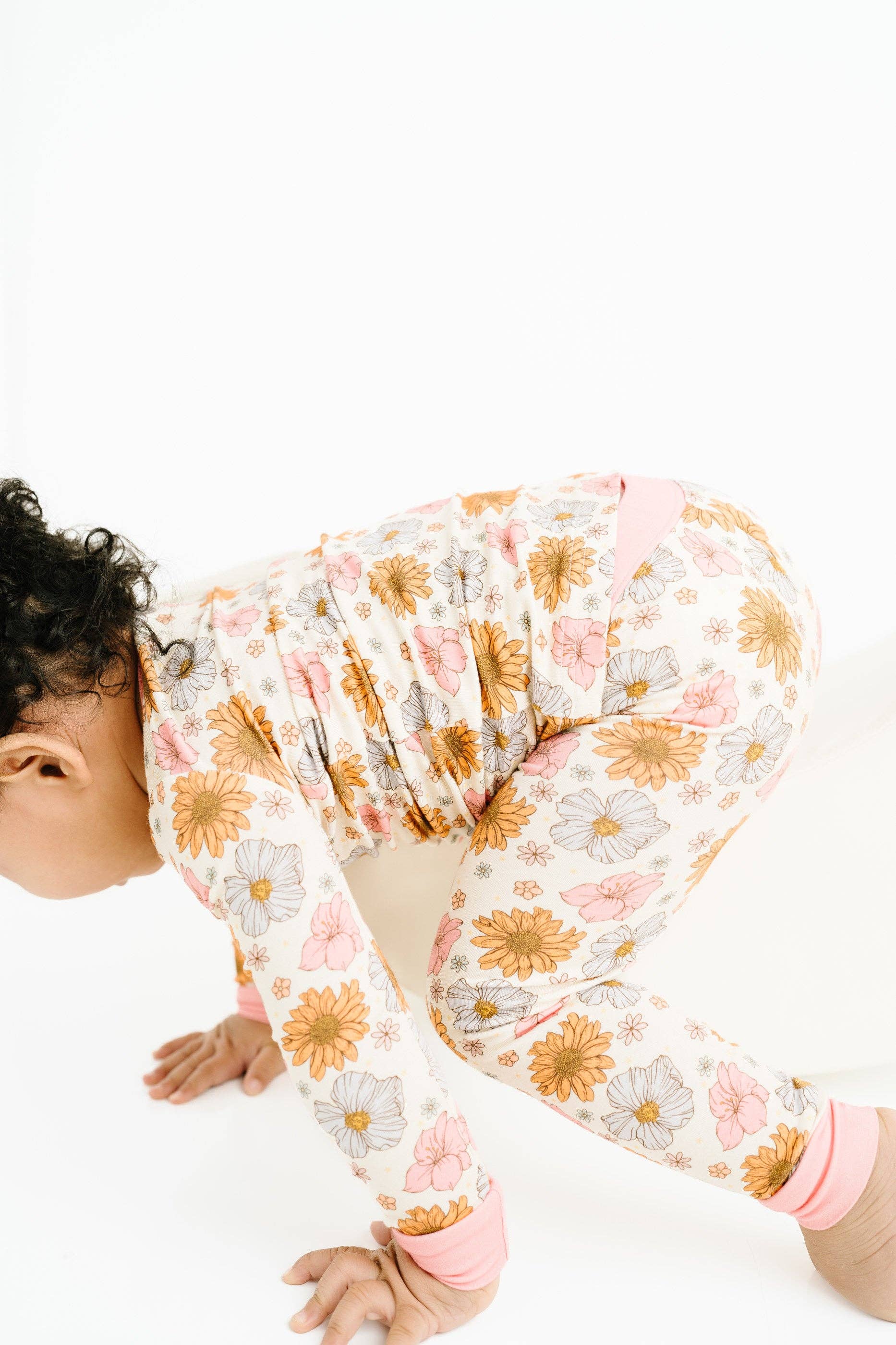 Little One Shop - Wholesale Top & Pant Set - Baby - Maybelle Floral Bamboo Set8