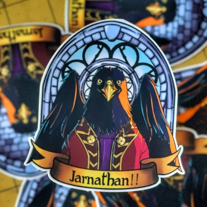 JARNATHAN ! ! ! Autocollant en vinyle ! pour la vente par Thwwip Stickers