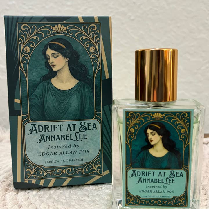 På drift til havs Annabel Lee Kvinder af Edgar Allan Poe Parfume for engroshandel hos Cryptic Paper Co.