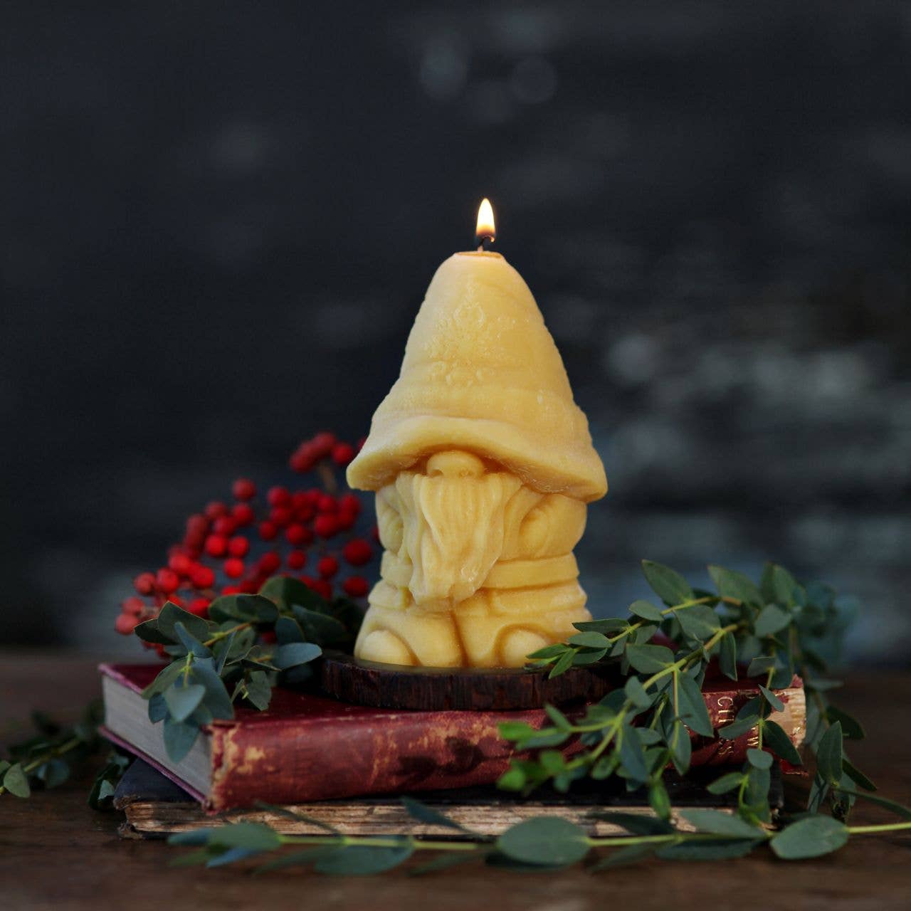 Big Dipper Wax Works - Wholesale Novelty Candle - Holiday Gnome Candle – Large – 100% Pure Beeswax2