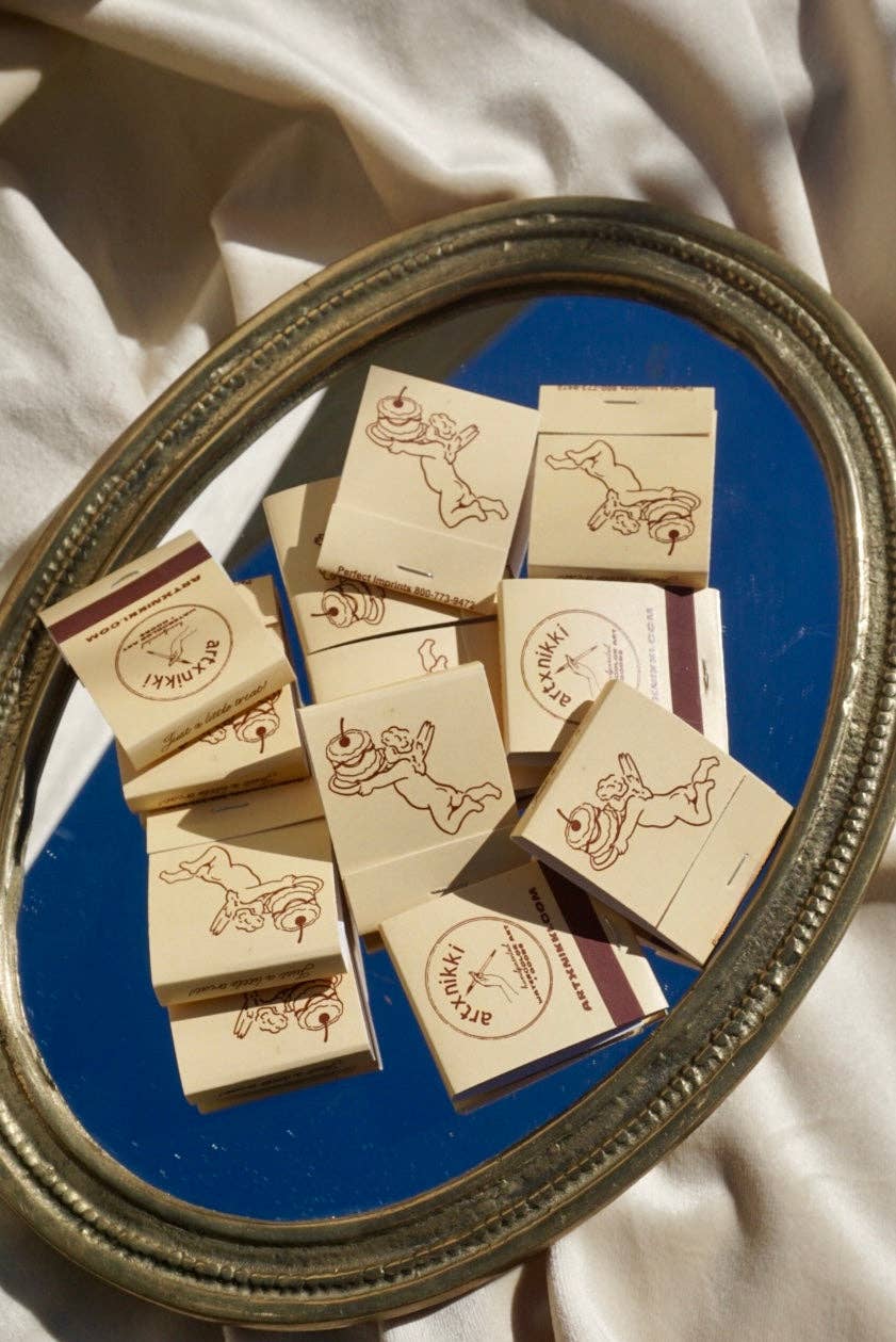 artxnikki - Wholesale Matches - “Just A Little Treat!” Cupid Cake Matchbook6