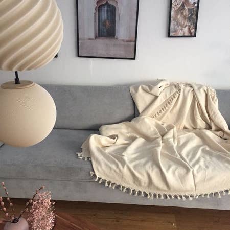 Tayf - Wholesale Throw Blanket - Konya Handmade 100% Organic Cotton Throw Blanket