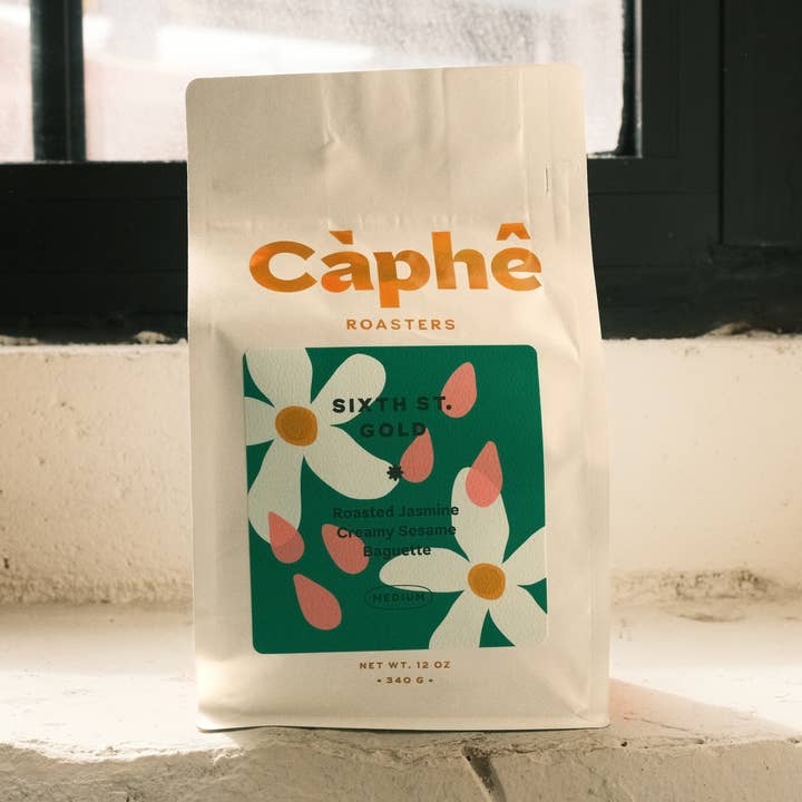 Sixth St. Gold (12oz) for wholesale by Càphê Roasters