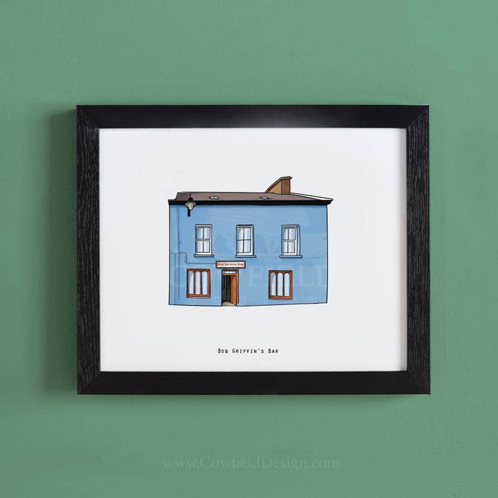 Cowfield Design - Wholesale Art print - Illustrated Pubs of Kerry1