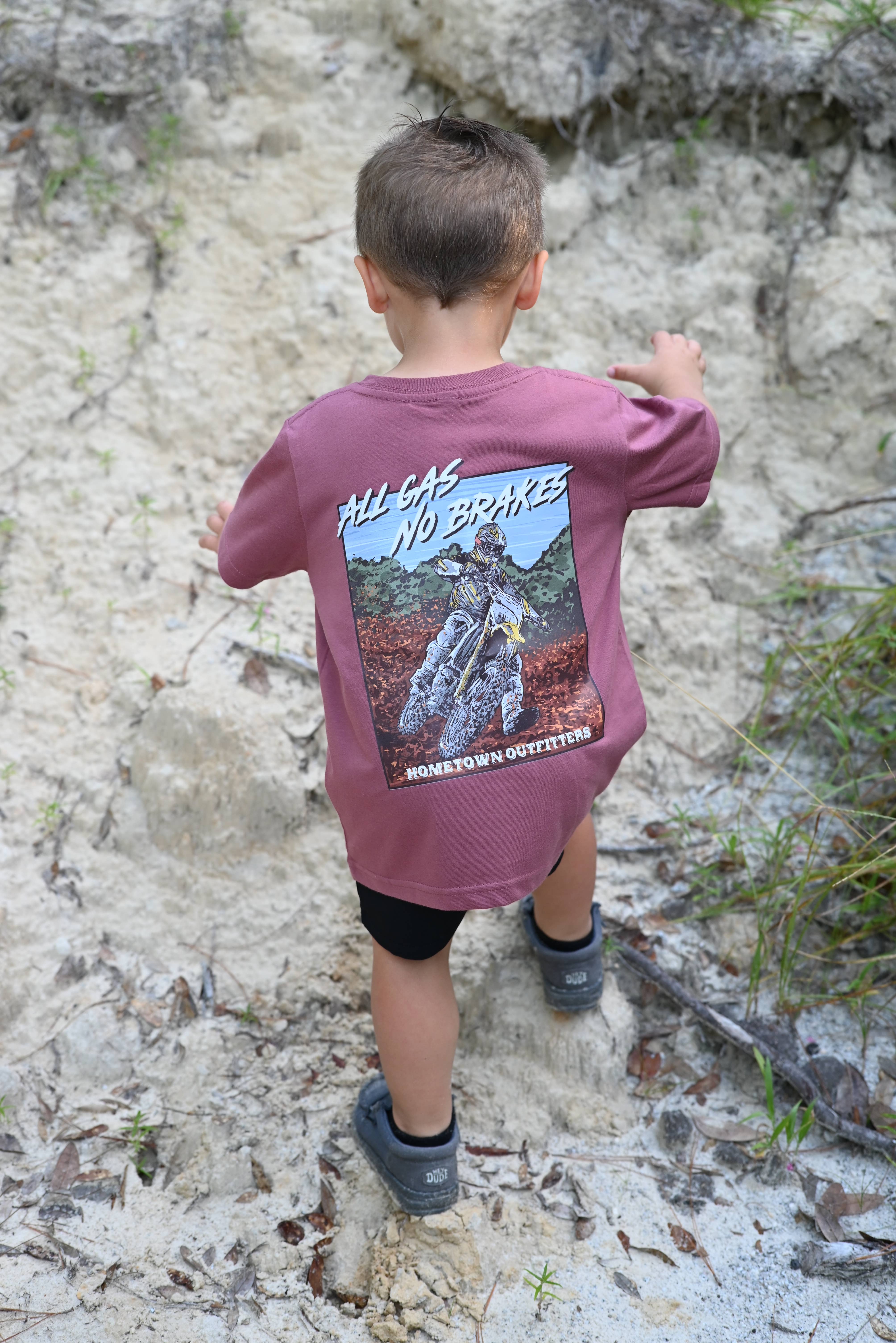 Hometown Outfitters - Wholesale T-Shirt - Kids - All Gas No Brakes1