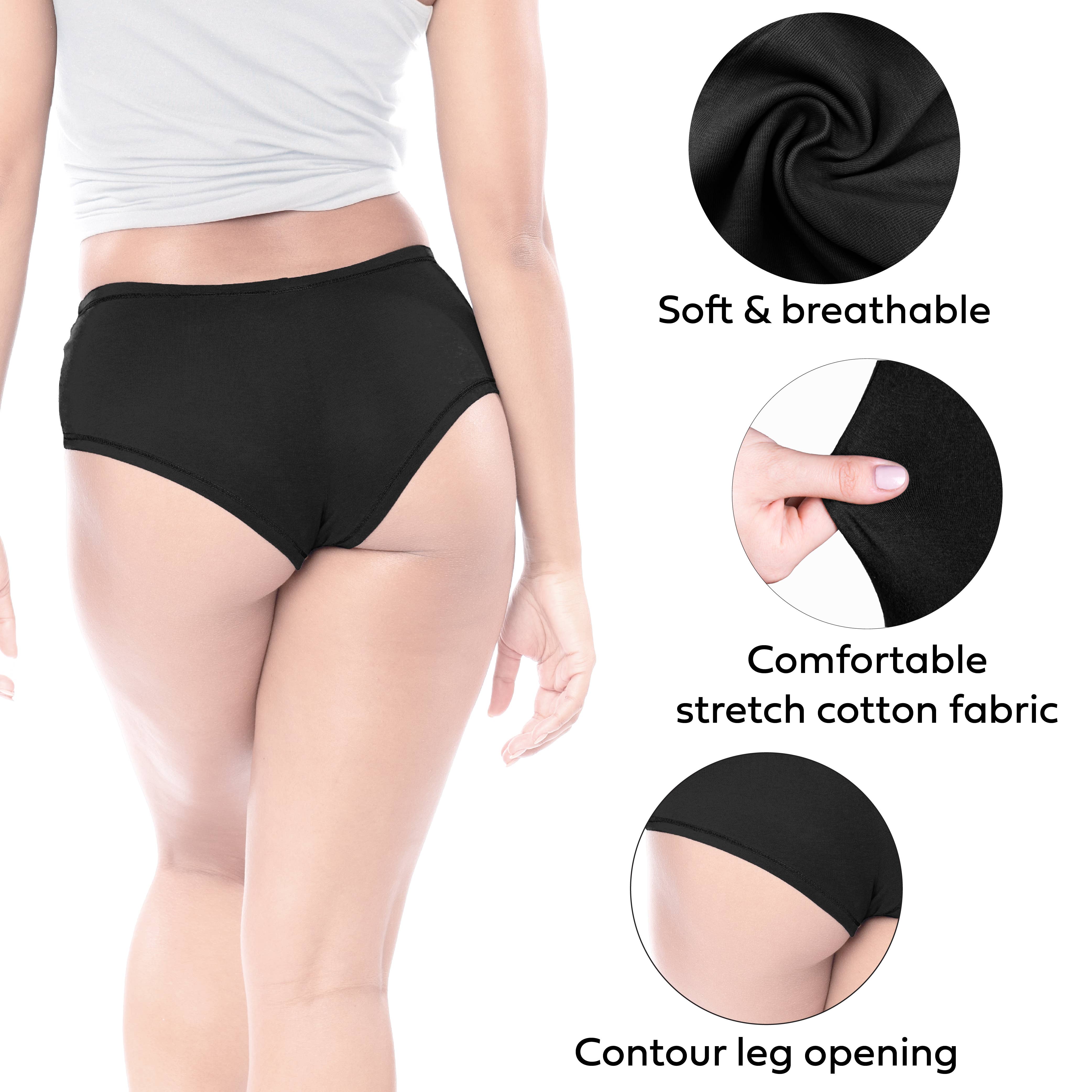 I-Wear Brands - Vendita all'ingrosso Intimo - Donna - Confezione da 12 slip da donna Basic Boyshort in cotone2