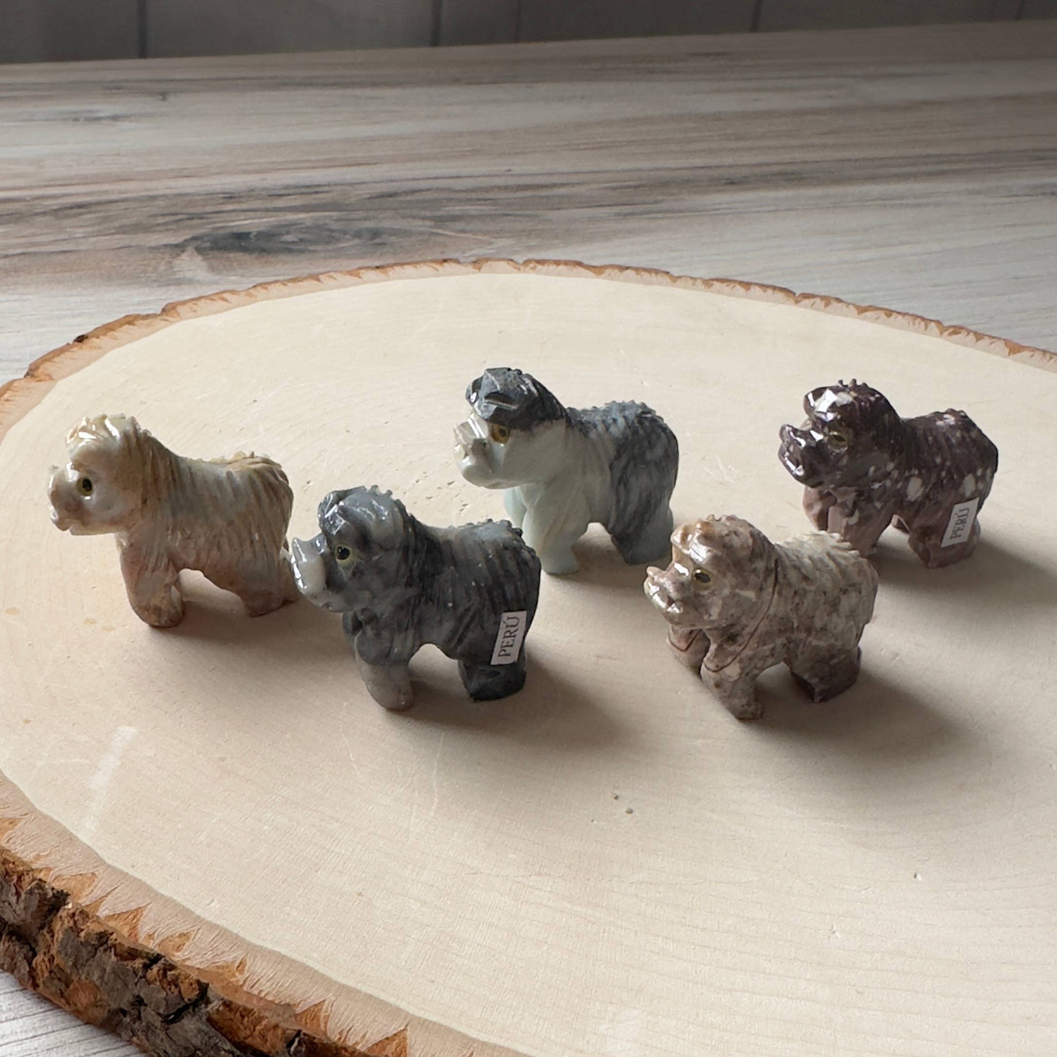 Pebble House - Wholesale Spiritual Stone/Crystal - Soapstone Animal Carving  30+ Varieties - Crystals & Stones20