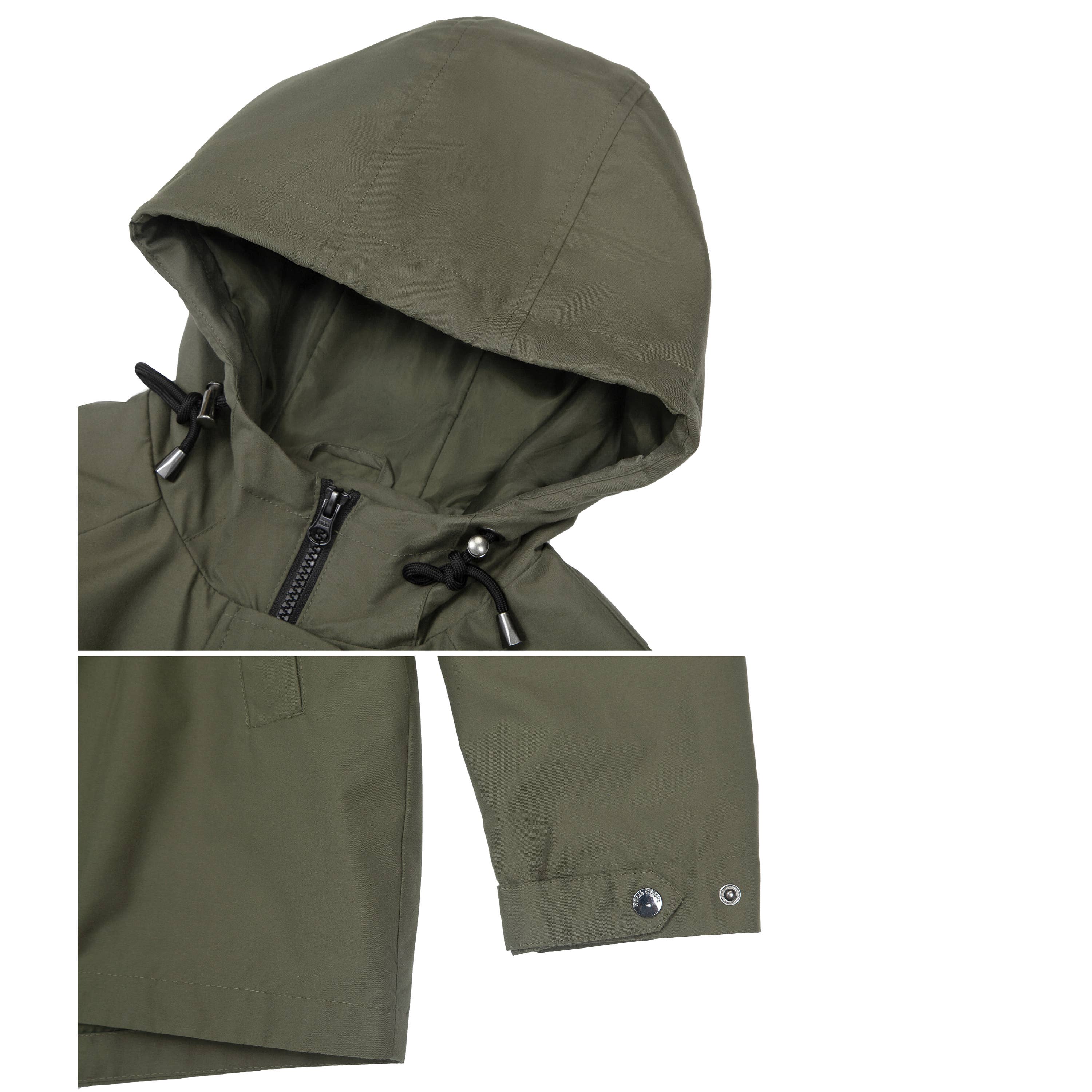 Rokka & Rolla - Wholesale Windbreaker - Women's - Women's Trench Coat Windbreaker Jacket7