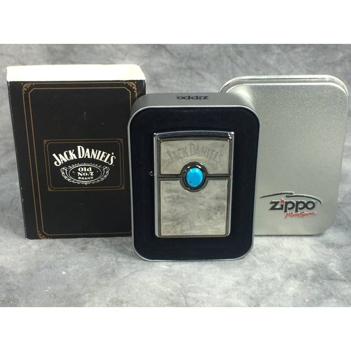 Encendedor Zippo Turquesa Jack Daniels Raro 2004 para venta al por mayor de Lighter King