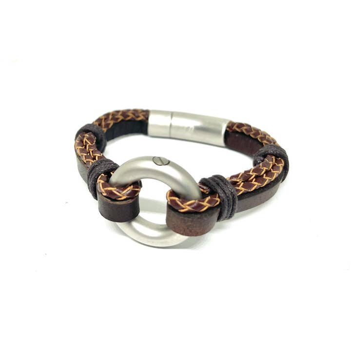 Bare Hands Bracelets – wholesale Pärlarmband – Brunt läder Urn Armband för Mänsklig Aska, Kremering Armband Kvinnor, Baby Urn, Pappa Aska Smycken, Pappa Aska Smycken, Mamma Urn Smycken